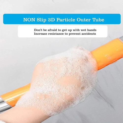 12 Inch 304 Stainless Steel Bathroom Grab Bar – Silver