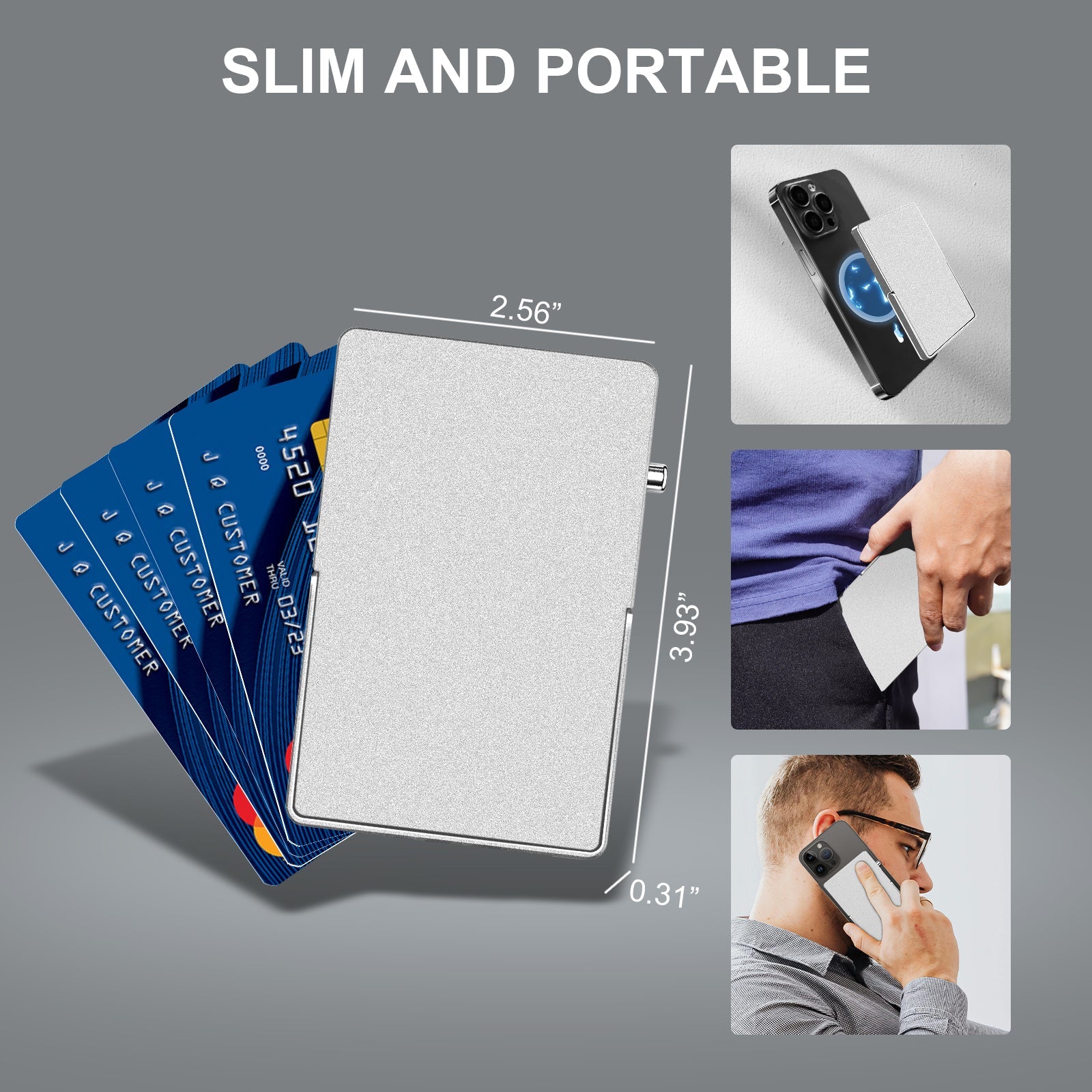 RFID Blocking Wallet Minimalist Slim Card Holder