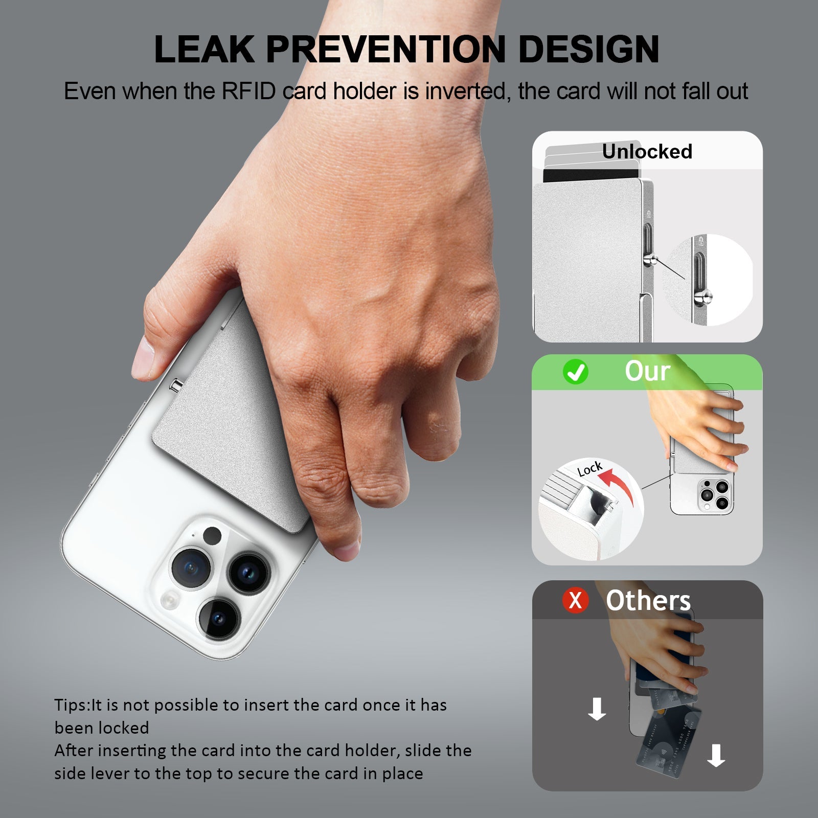 RFID Blocking Wallet Minimalist Slim Card Holder